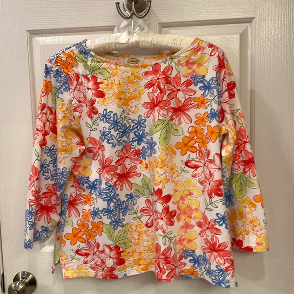 Talbots 3/4 sleeve top